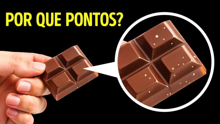 O que realmente é aquela coisa branca no seu chocolate?