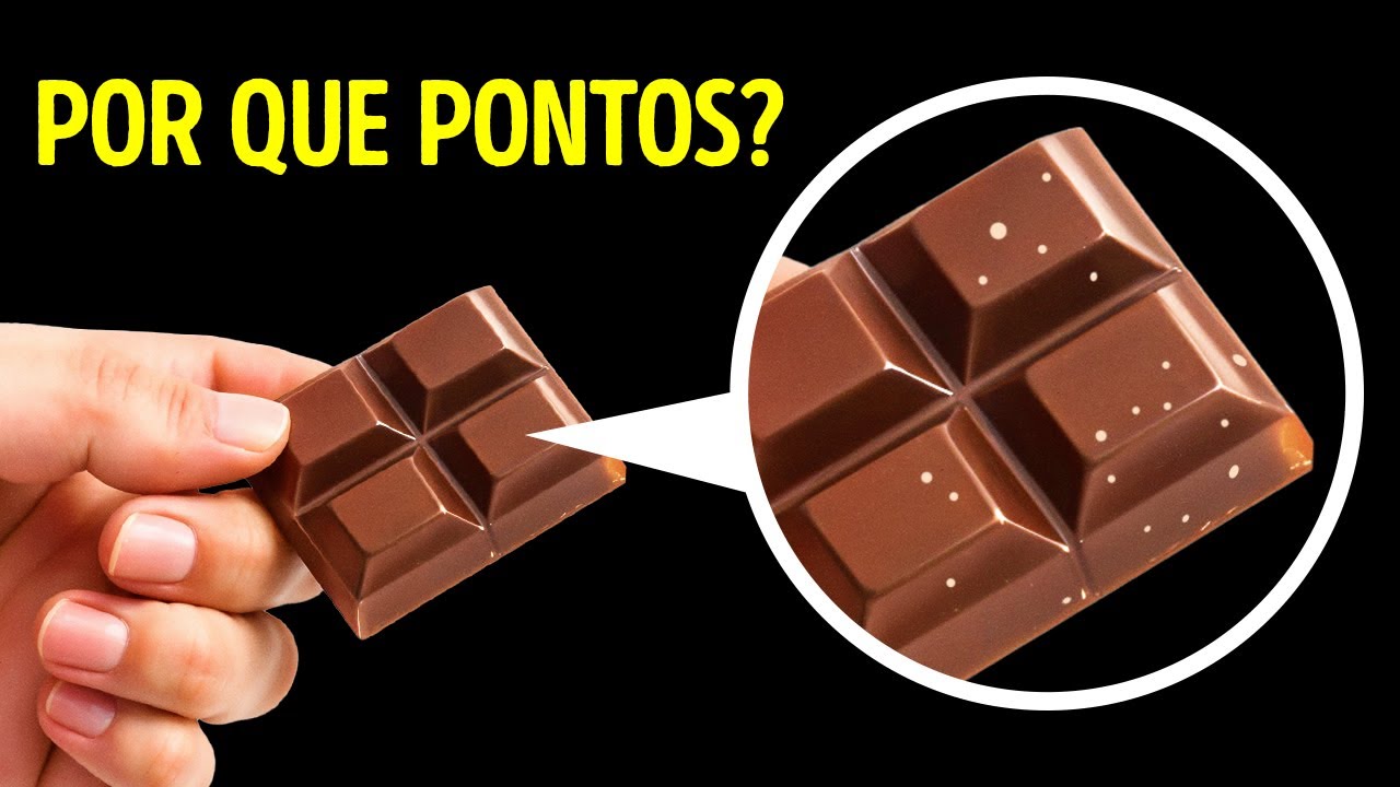 O que realmente é aquela coisa branca no seu chocolate?