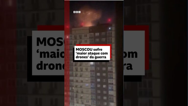 Rússia diz Ucrânia fez ‘maior ataque’ com drones na guerra #bbcnewsbrasil