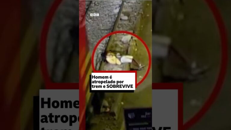 Peru: homem aparentemente alcoolizado deita no trilho e sobrevive atropelamento #bbcnewsbrasil
