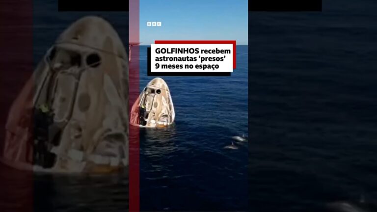 Astronautas que ficaram ‘ilhados’ no espaço voltam em segurança à Terra #bbcnewsbrasil