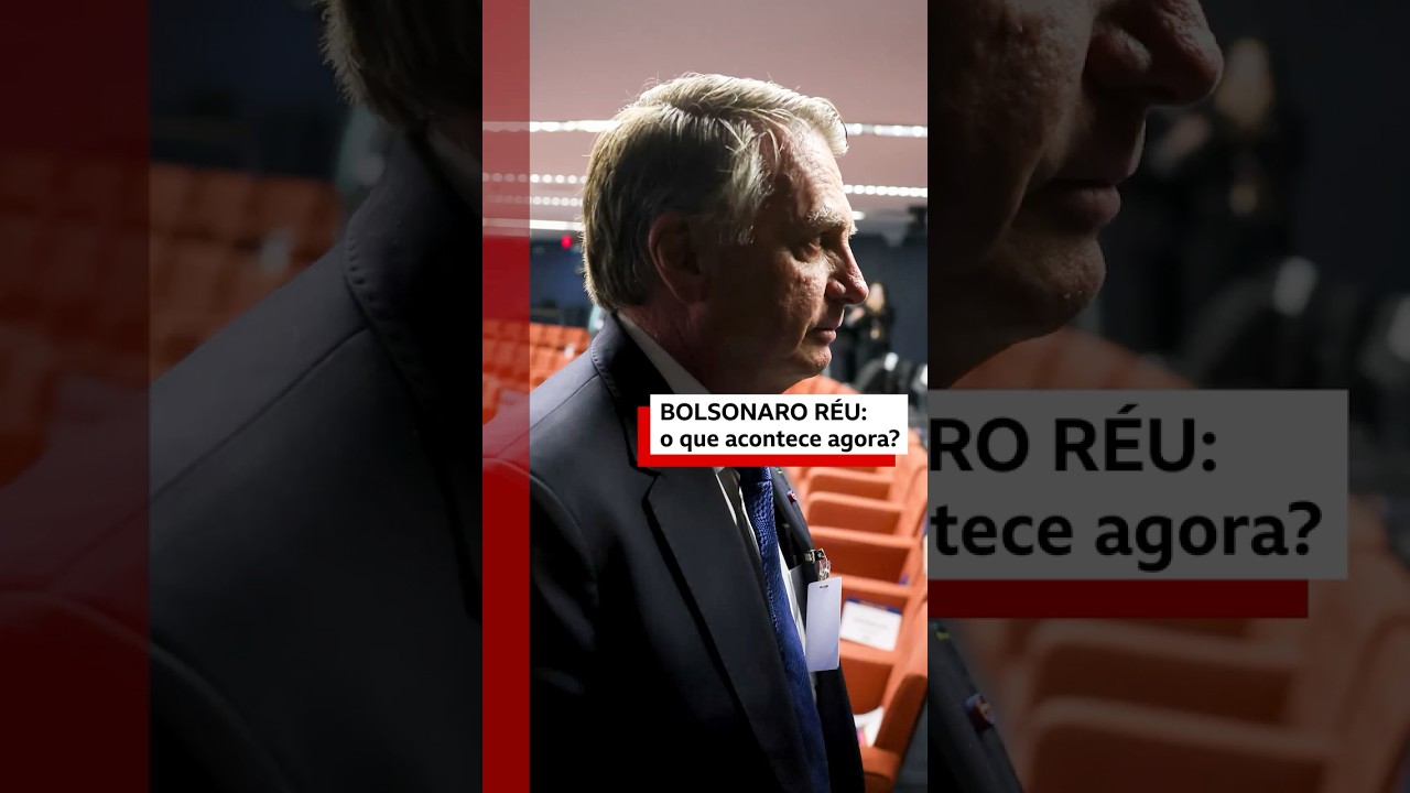 URGENTE: STF aceita denúncia e torna Bolsonaro réu #bbcnewsbrasil