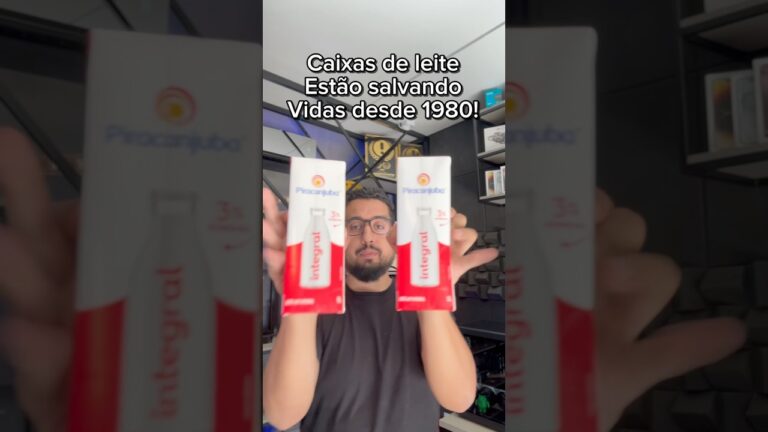 Veja como caixas de leite estão salvando vidas