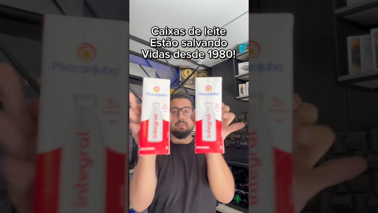 Veja como caixas de leite estão salvando vidas