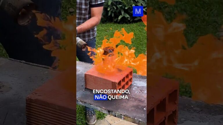 CHÁ com MAÇARICO no copo de PAPEL?!