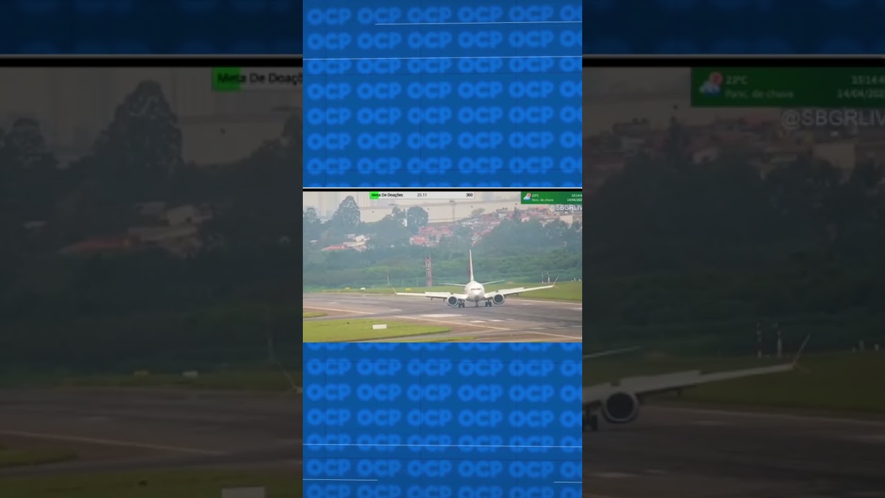 Crianças são flagradas em pista de aeroporto