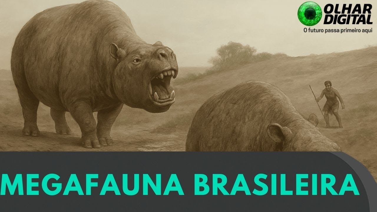 Humanos antigos conviveram com animais gigantes no Brasil