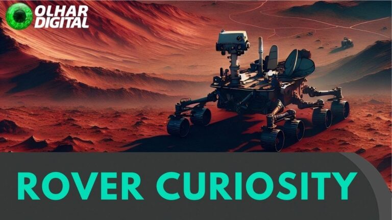 Imagem rara mostra rover da NASA andando em Marte!
