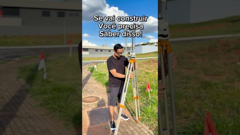Importância da Topografia no terreno