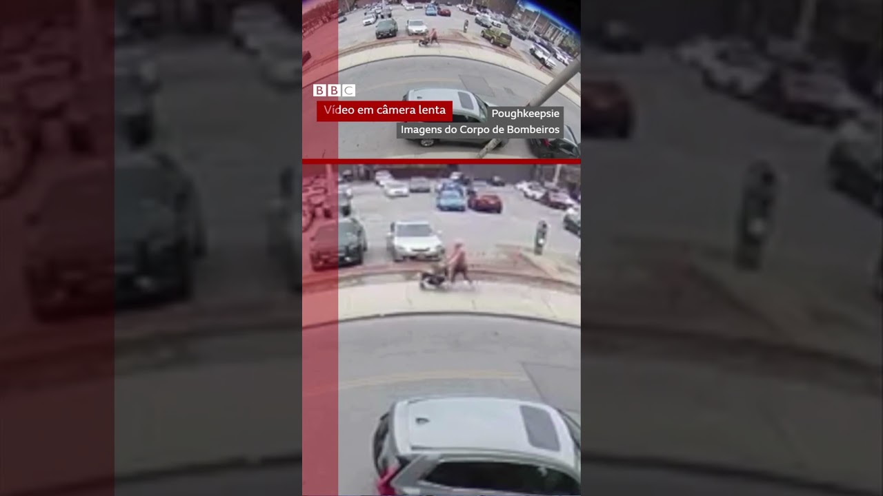 Mãe e filhos escapam de explosão na calçada