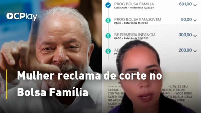 Mulher reclama de corte no Bolsa Família