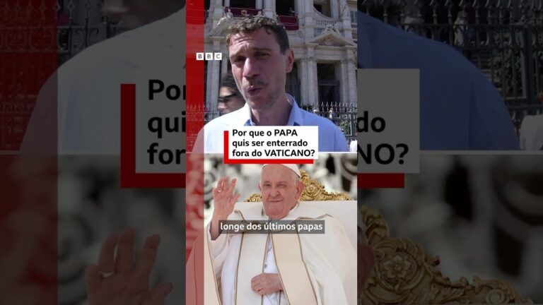 Papa Francisco: o primeiro pontífice que será enterrado fora do Vaticano em 120 anos #bbcnewsbrasil