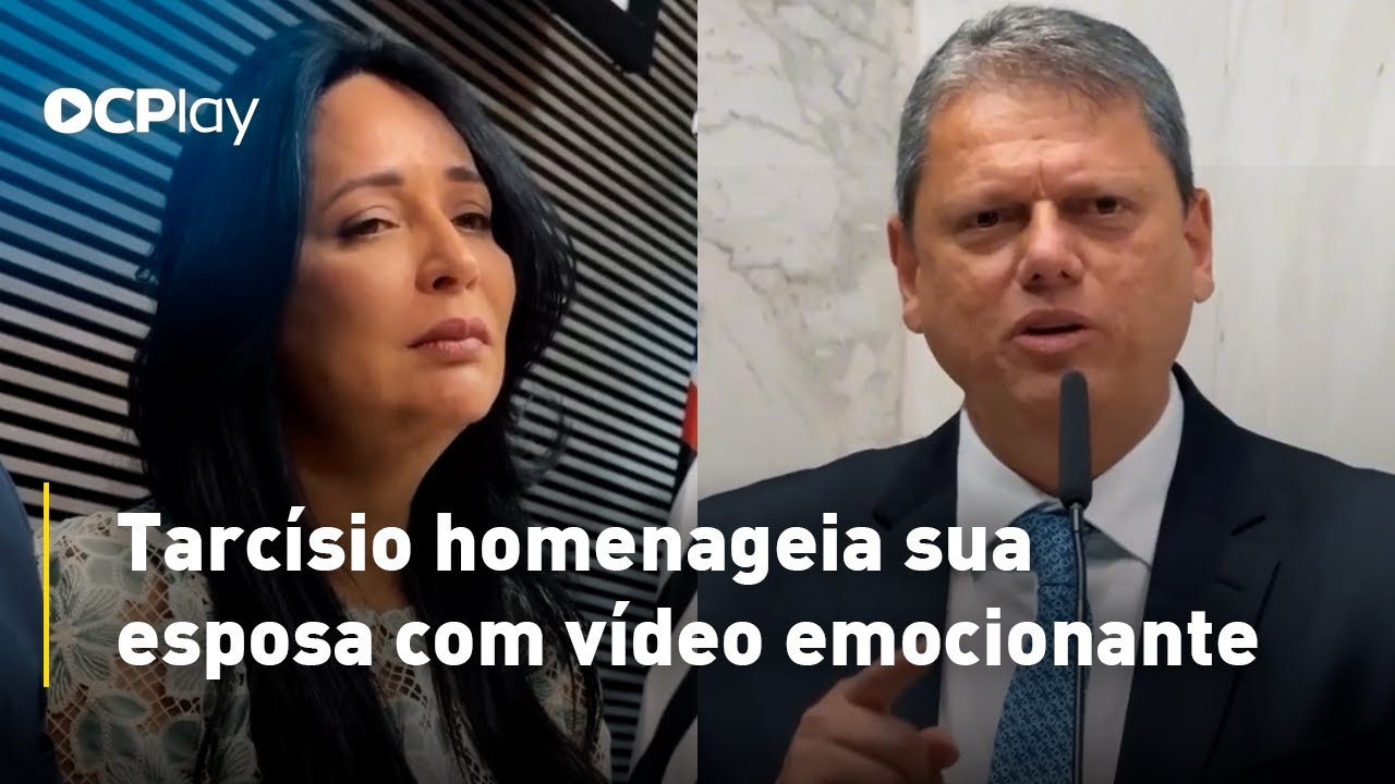 Governador de SP homenageia aniversário da sua esposa com vídeo emocionante nas redes