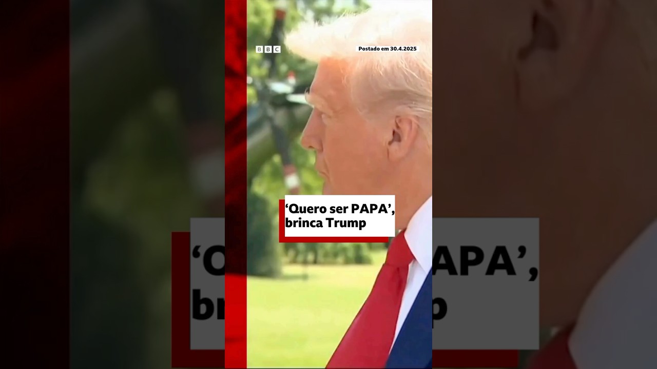 'Quero ser papa', brinca Trump #bbcnewsbrasil