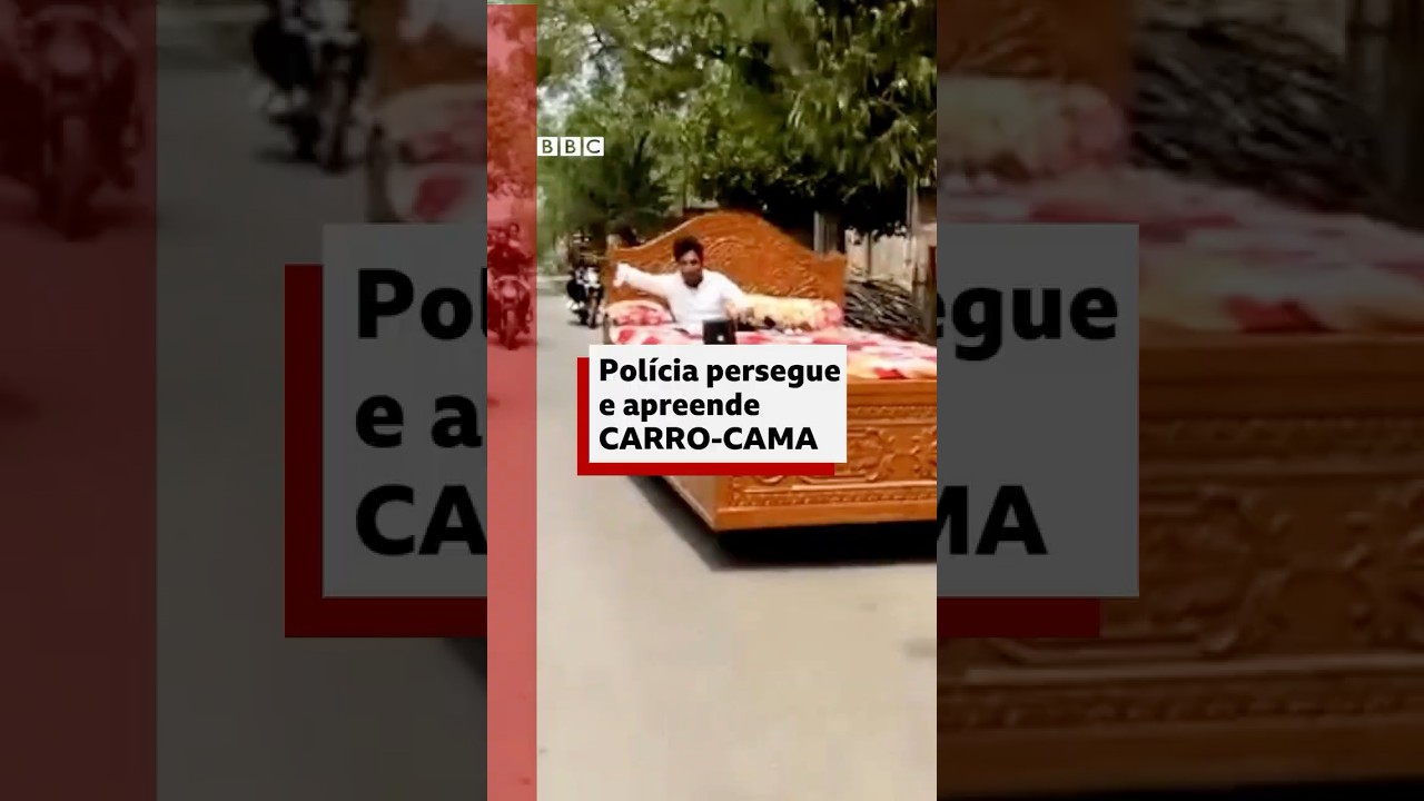 'Carro-cama': polícia da Índia apreende invenção que viralizou #bbcnewsbrasil