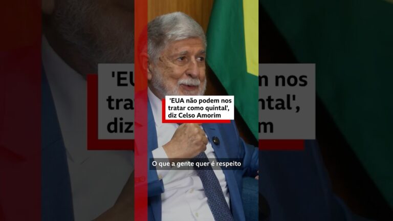 ‘EUA têm que nos respeitar e não podem nos tratar como quintal’, diz Celso Amorim #bbcnewsbrasil