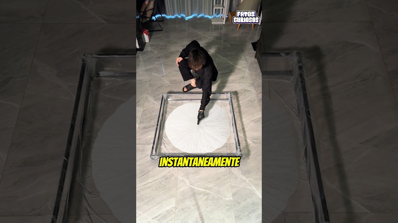 TRANSFORME ÁGUA EM GELO INSTANTANEAMENTE COM ESSE EXPERIMENTO INCRÍVEL