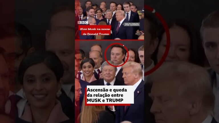 Os momentos da relação Musk-Trump até a saída do bilionário do governo 🇺🇸 #bbcnewsbrasil