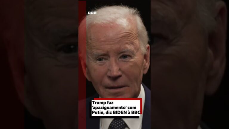 Biden: Trump faz ‘apaziguamento’ com Putin ao pressionar Ucrânia #bbcnewsbrasil
