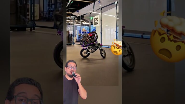 A moto e a bicicleta do futuro é incrível com inteligência artificial