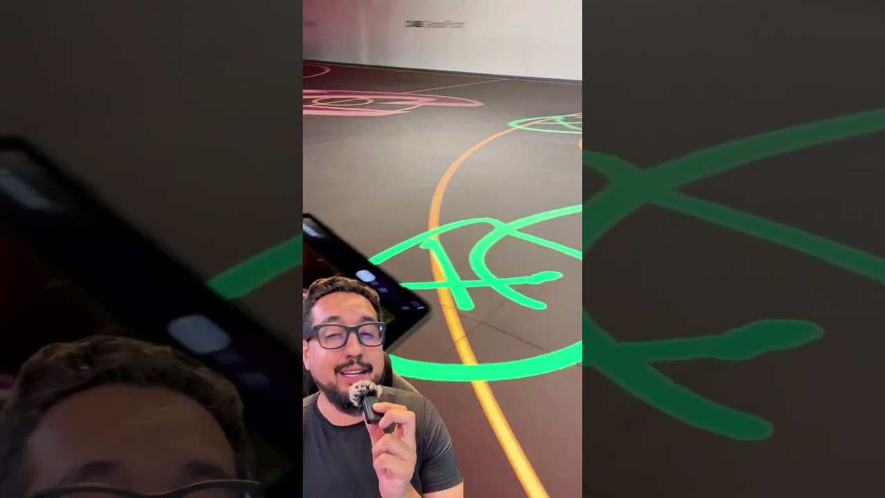 A nova quadra de basquete da NBA é impressionante