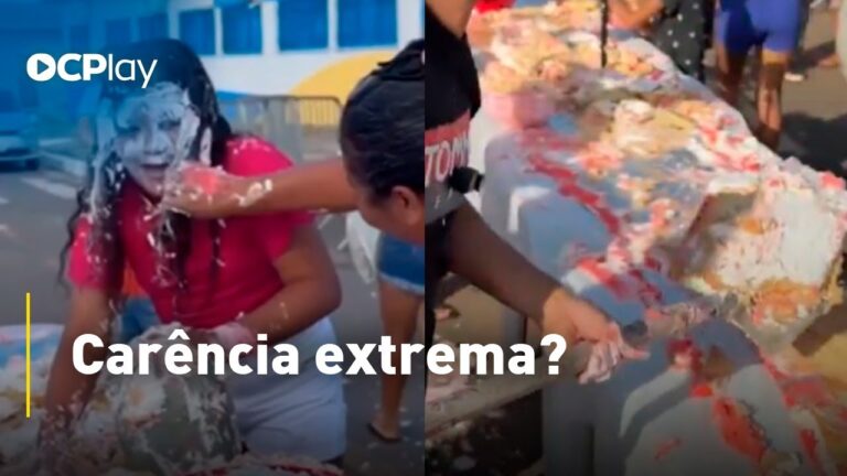 Bolo de Dia das Mães é servido com uma pá, no Maranhão