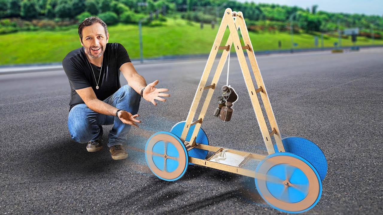 Carrinho com MOTOR de GRAVIDADE? Construa o seu!