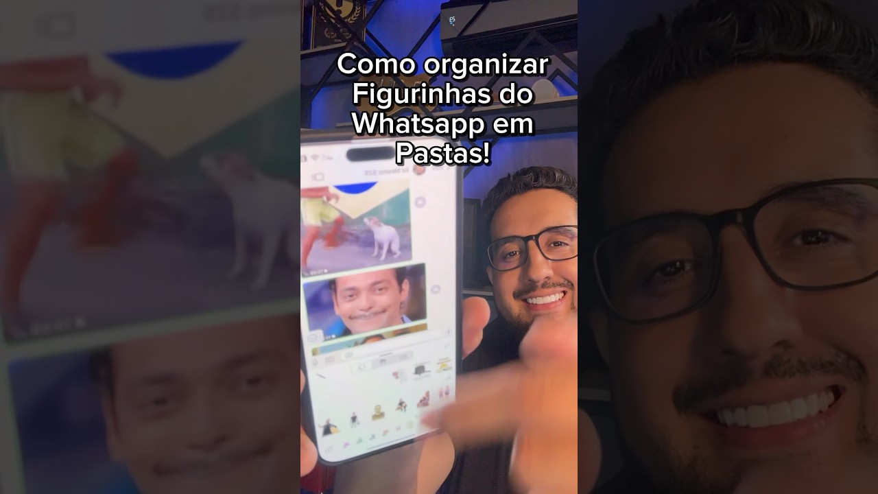 Como organizar suas figurinhas em pastas no WhatsApp
