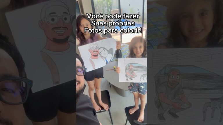 Como usar o ChatGPT pra criar desenhos para colorir com a suas fotos