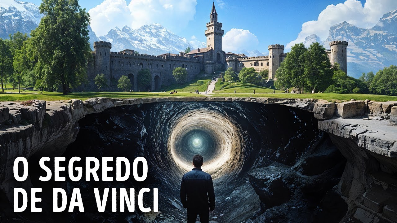Eles seguiram um desenho de Da Vinci e encontraram isto