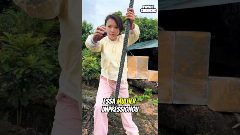 ESSA MULHER CHOCOU A TODOS COM SEU FEITO IMPOSSÍVEL