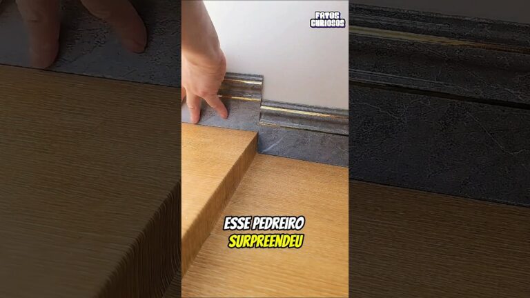 ESSE PEDREIRO FAZ OS MELHORES RODAPÉ DO MUNDO