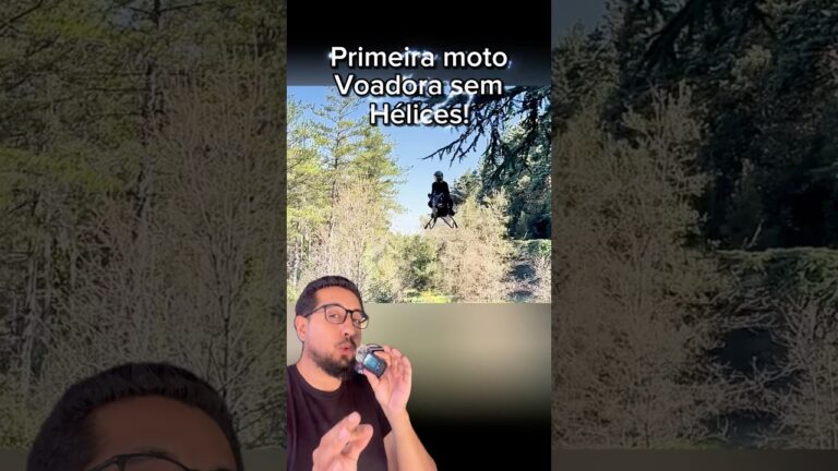 Moto voadora que não se parece um drone