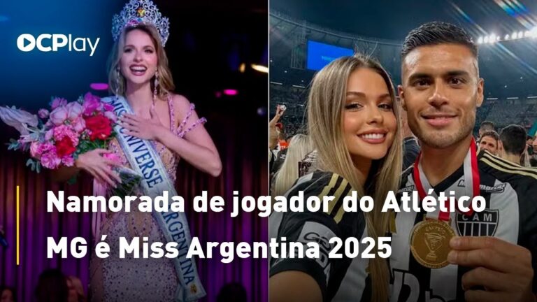 Namorada de jogador do Atlético MG é Miss Argentina 2025