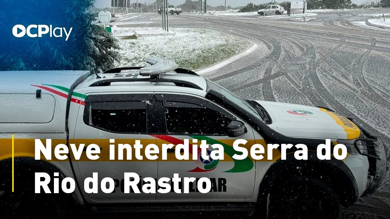 Neve interdita Serra do Rio do Rastro