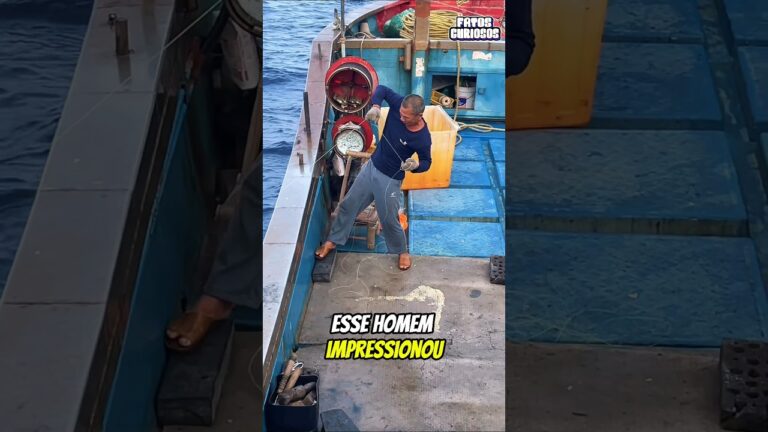 PESCADOR IMPRESSIONA A TODOS COM SUA TÉCNICA INFALÍVEL PARA PESCA