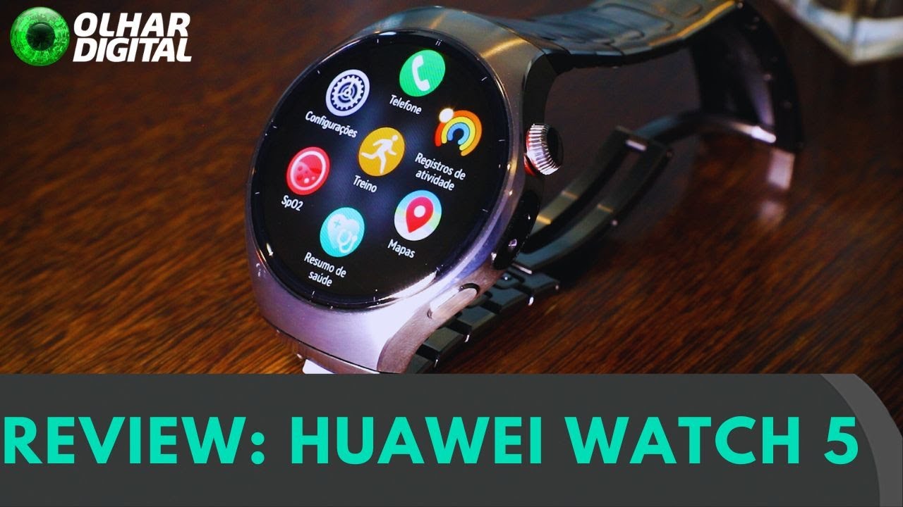 Testamos o Huawei Watch 5: saiba tudo sobre o novo smartwatch!