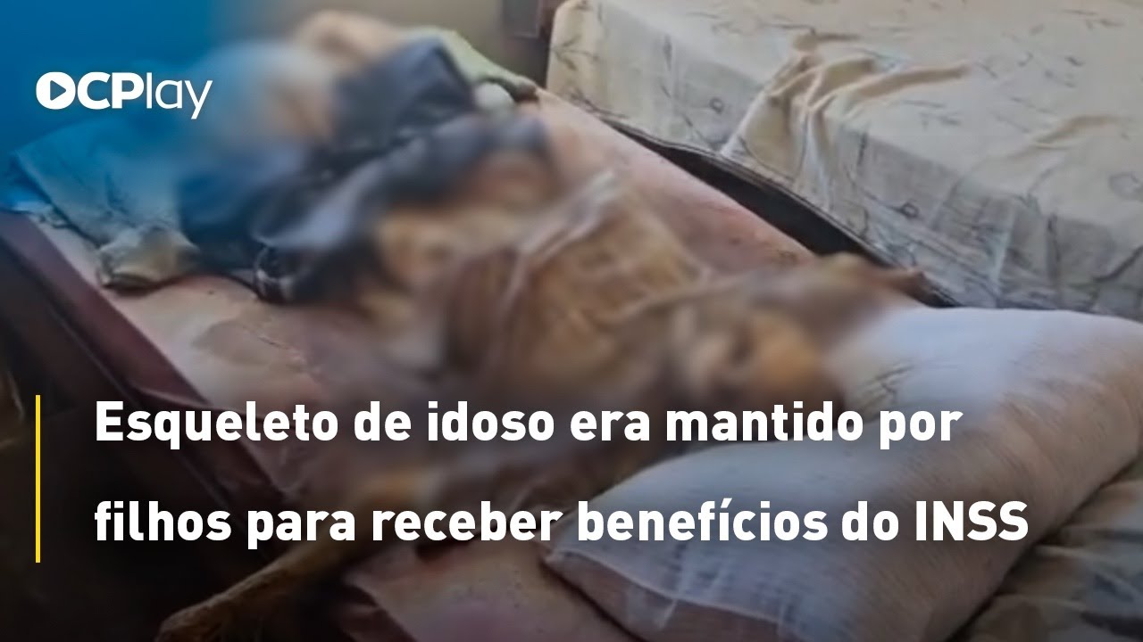 Esqueleto de idoso era mantido por filhos para receber benefícios do INSS
