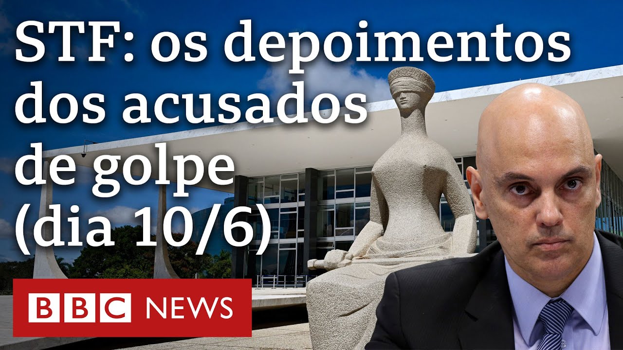 Assista a depoimento de Bolsonaro e outros réus no STF por tentativa de golpe
