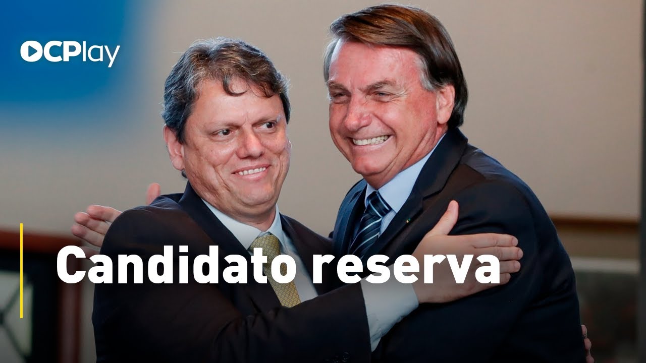 Tarcísio de Freitas diz que só concorre à presidência com o apoio de Bolsonaro