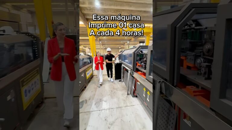 A máquina de imprimir a casa de aço é insana