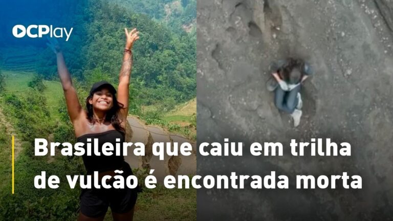 Brasileira que caiu em trilha de vulcão é encontrada morta