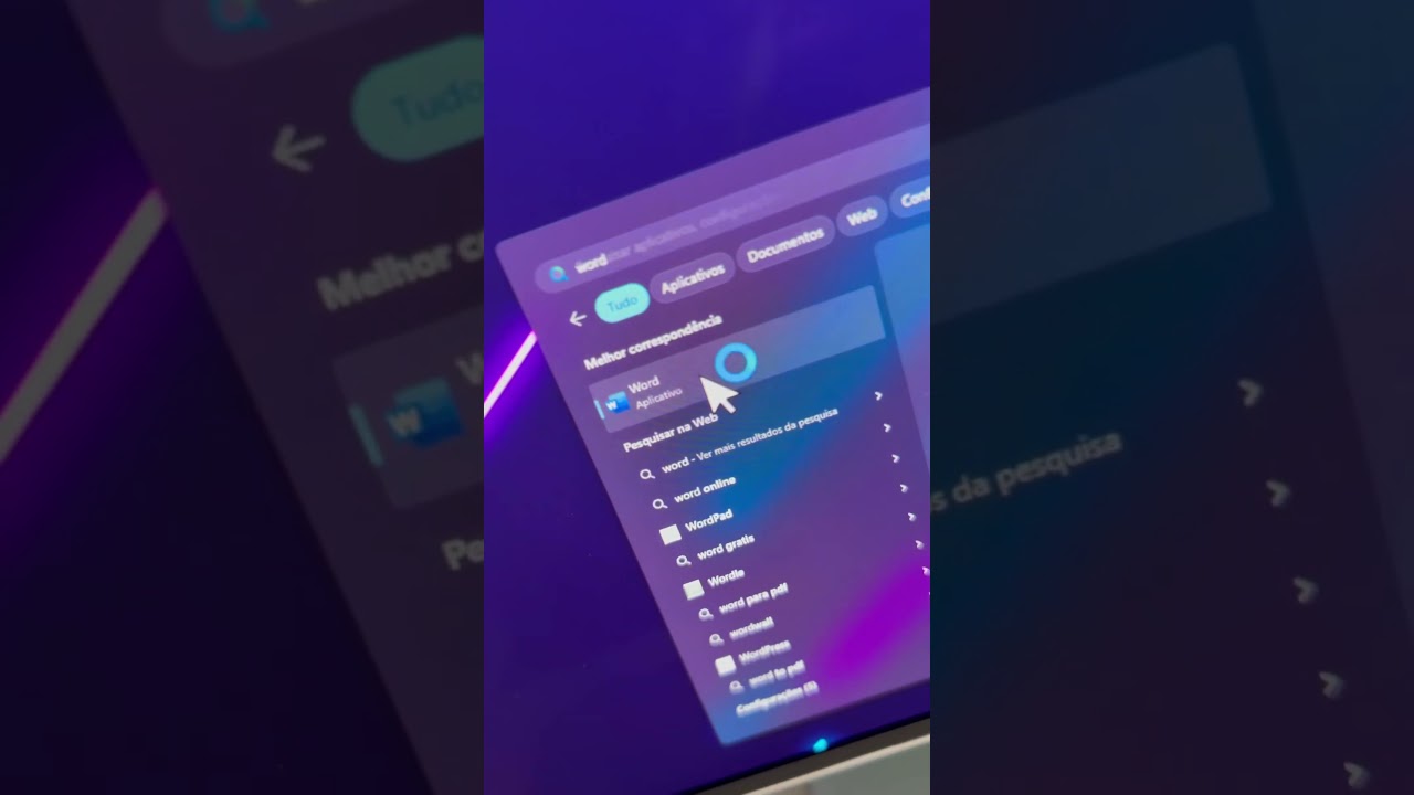 Desliga esse recurso do Office