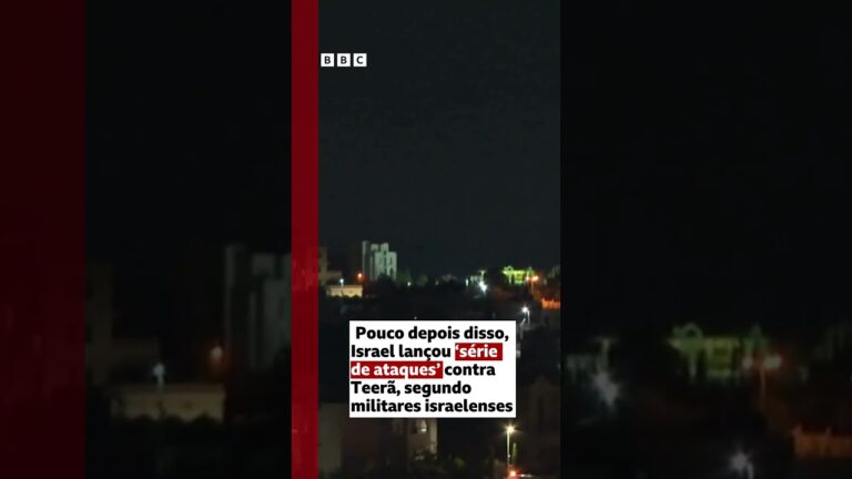 Domo de Ferro intercepta mísseis do Irã sobre Tel Aviv