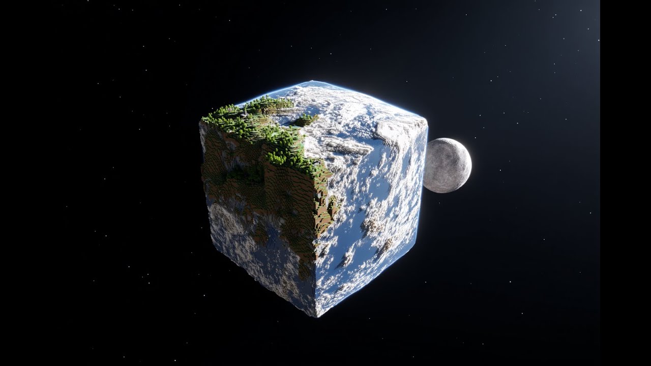 E se a Terra fosse quadrada, como no mundo de Minecraft?