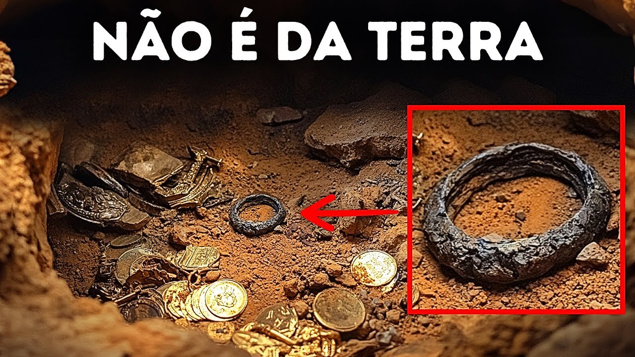 Eles encontraram um tesouro feito de metal que não é da Terra