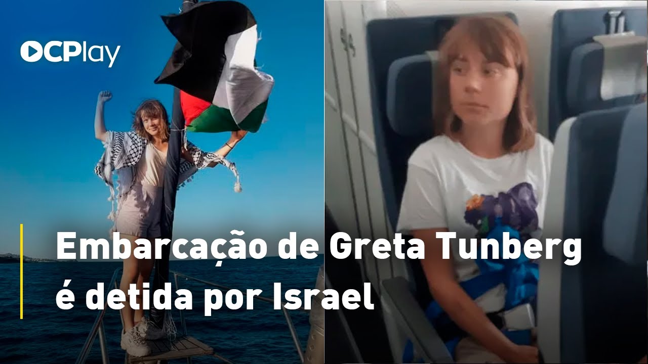 Embarcação de Greta Tunberg é detida por Israel