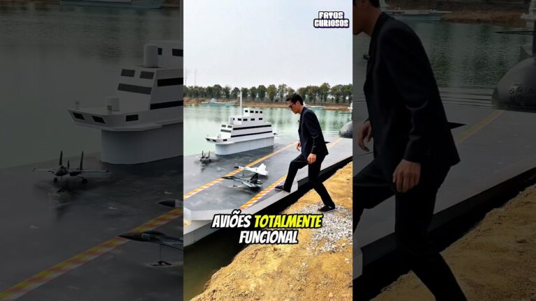 ESSE HOMEM CONSTRUIU SEU PRÓPRIO PORTA AVIÕES