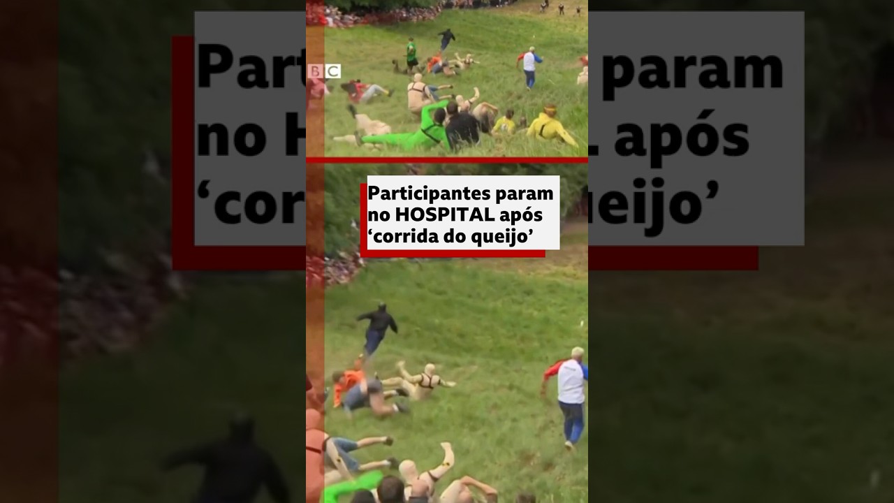 Uma competição maluca, perigosa e que envolve... queijo 🧀 #bbcnewsbrasil