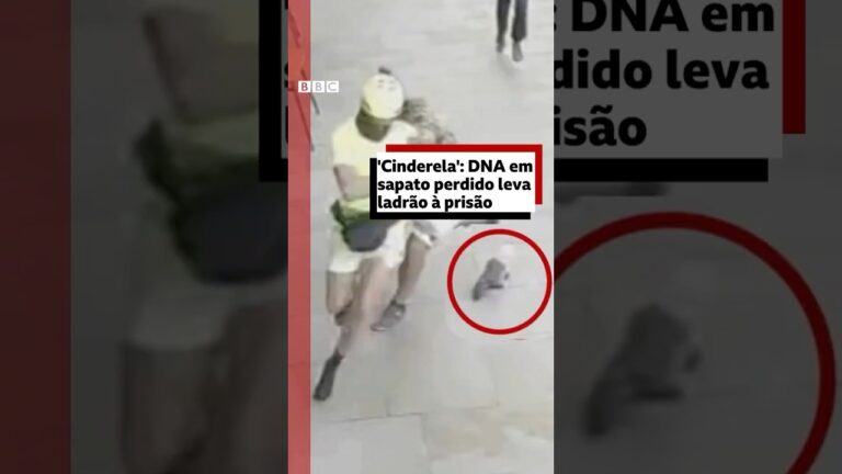👠 Ladrão banca ‘Cinderela’ e acaba preso após teste de DNA